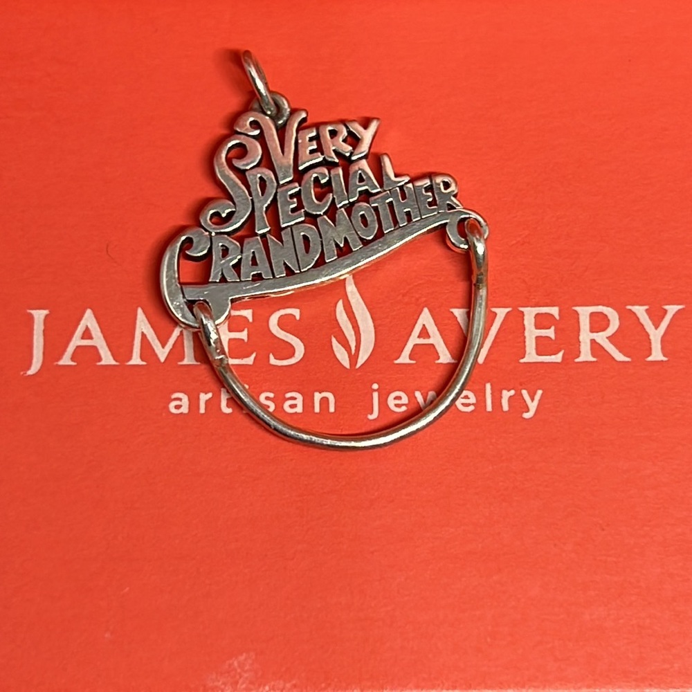 James Avery pendant holder charm